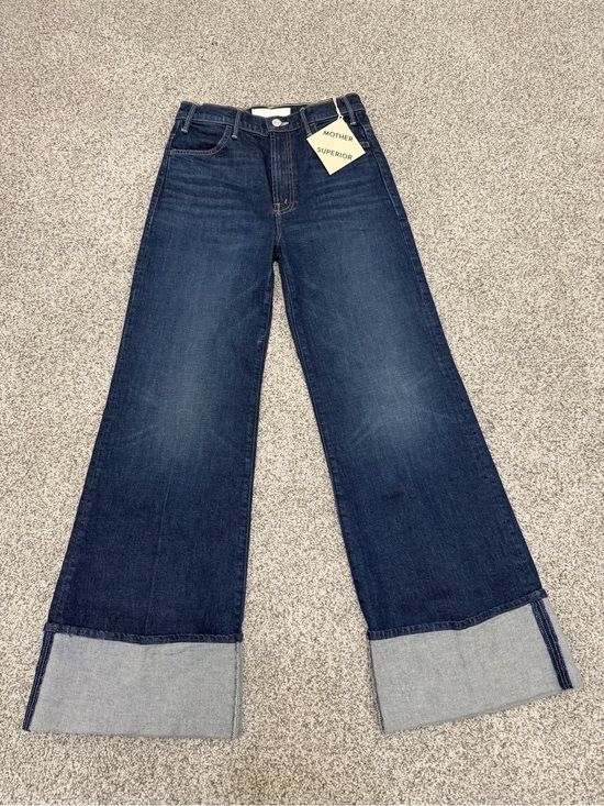 MOTHER Denim - MOTHER Wide-Leg Flare Jeans in Dark Indigo